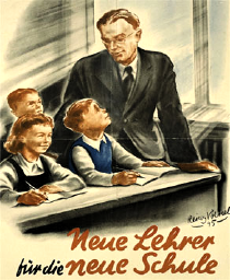 Neue Lehrer braucht das Land, Plakat 1949